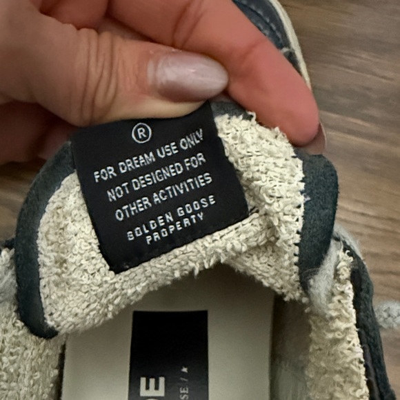 Golden Goose Black High-Top Sneakers with Silver Accents 36 - Picture 9 of 12